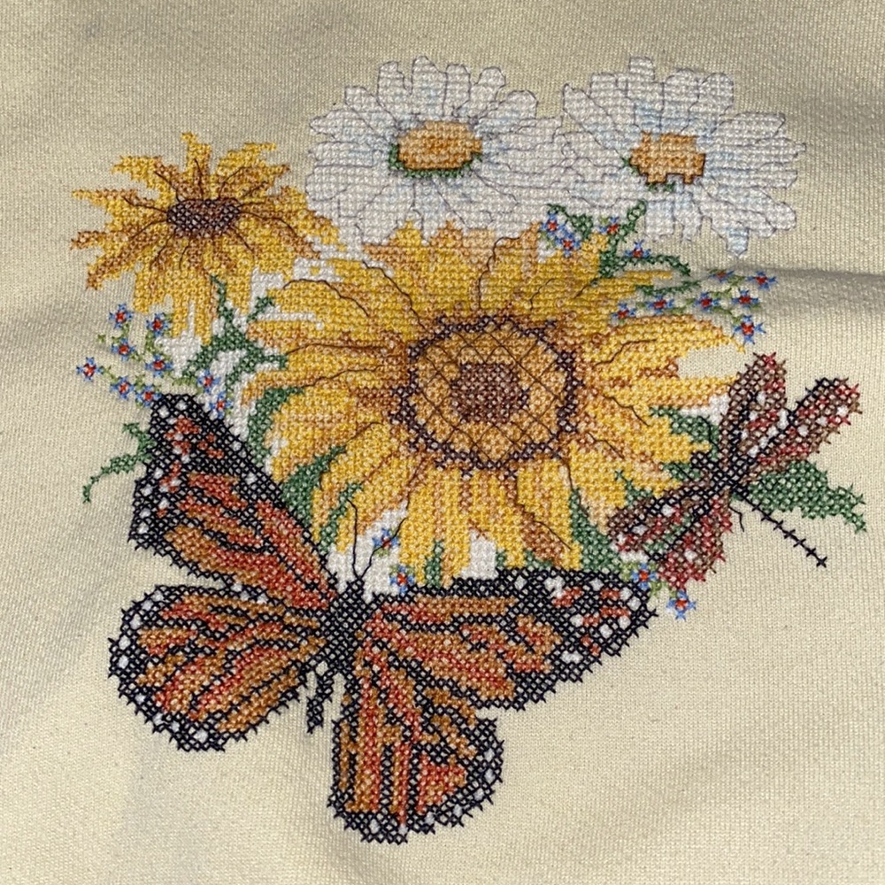 Embroidered Sunflower Sweatshirt